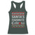 Funny Mexican Ugly Christmas Racerback Tank Top Santa's Favorite Cabrona Xmas Party Gift