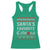 Funny Mexican Ugly Christmas Racerback Tank Top Santa's Favorite Cabrona Xmas Party Gift