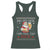 Funny Mexican Santa Drinking Racerback Tank Top Ho Ho Hol Mir Mal Ein Bier Hold Me A Beer Xmas Party