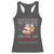 Funny Mexican Santa Drinking Racerback Tank Top Ho Ho Hol Mir Mal Ein Bier Hold Me A Beer Xmas Party