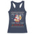 Funny Mexican Santa Drinking Racerback Tank Top Ho Ho Hol Mir Mal Ein Bier Hold Me A Beer Xmas Party