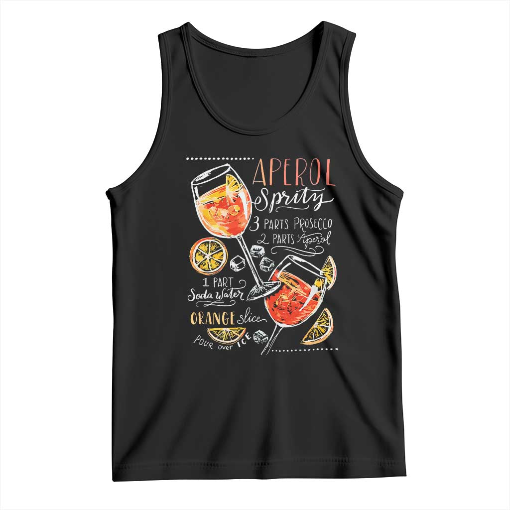 Aperol Spritz Tank Top Cocktail Recipe Drinking Lover Gift