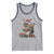 Christmas Squirrel Tank Top Xmas Tree Lights Reindeer Santa Hat Pajamas