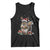 Christmas Squirrel Tank Top Xmas Tree Lights Reindeer Santa Hat Pajamas