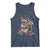 Christmas Squirrel Tank Top Xmas Tree Lights Reindeer Santa Hat Pajamas