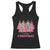 Pink Christmas Tree Farm Racerback Tank Top Merry Xmas Ornaments Family Holiday Pajamas