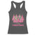 Pink Christmas Tree Farm Racerback Tank Top Merry Xmas Ornaments Family Holiday Pajamas