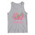 Pink Christmas Tree Farm Tank Top Merry Xmas Ornaments Family Holiday Pajamas