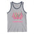 Pink Christmas Tree Farm Tank Top Merry Xmas Ornaments Family Holiday Pajamas