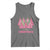 Pink Christmas Tree Farm Tank Top Merry Xmas Ornaments Family Holiday Pajamas