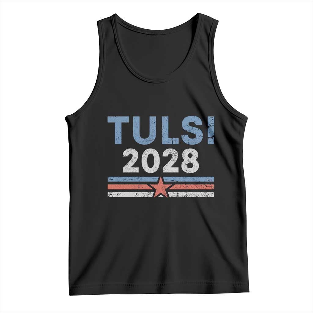 Tulsi Gabbard 2028 Tank Top Support Mrs. President Vintage Retro Grunge