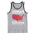 American Republican 2024 Tank Top There Are No Blue States Only Big Blue Cities America Map