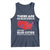 American Republican 2024 Tank Top There Are No Blue States Only Big Blue Cities America Map