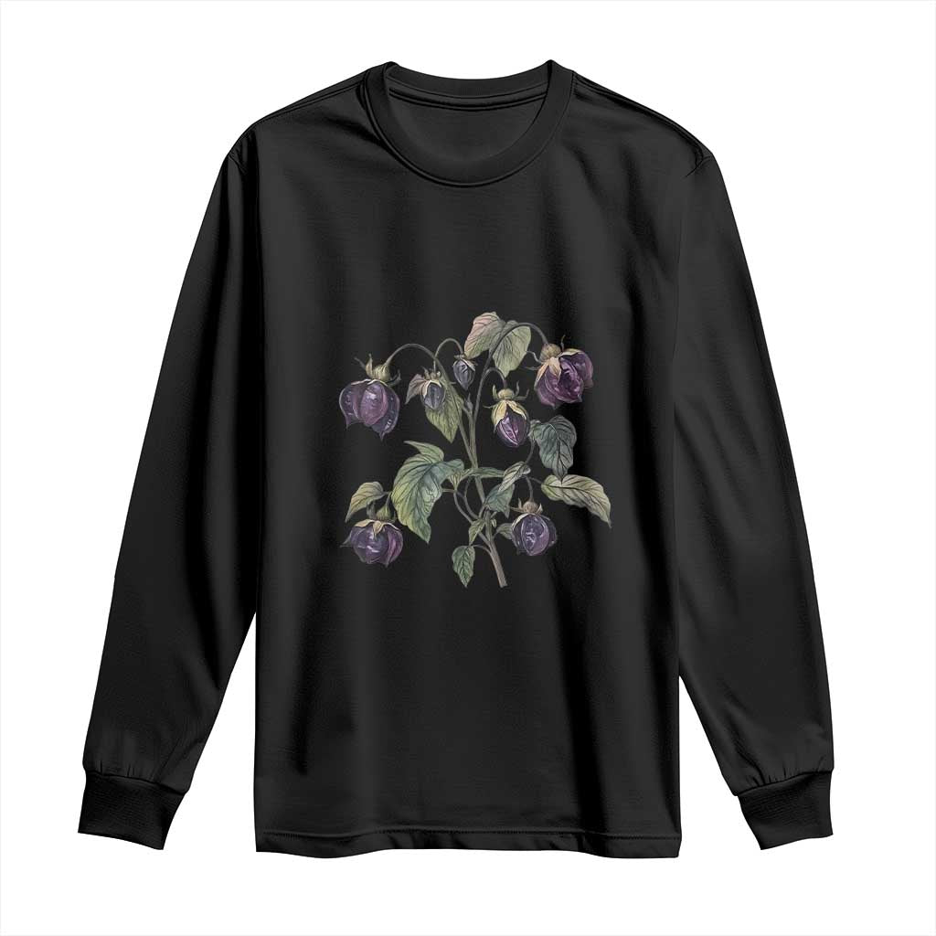 Funny Feminist Long Sleeve Shirt Aqua Tofana Apothecary Vintage Minimalism