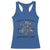 Funny Feminist Racerback Tank Top Aqua Tofana Apothecary Vintage Minimalism