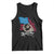 Mechanic Engineer Tank Top Mechanic Auto Car Repair American Flag Vintage Graphic