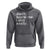 Funny Sarcastic Quote Hoodie Don't Scare Me I Shit Easily Retro Minimalism