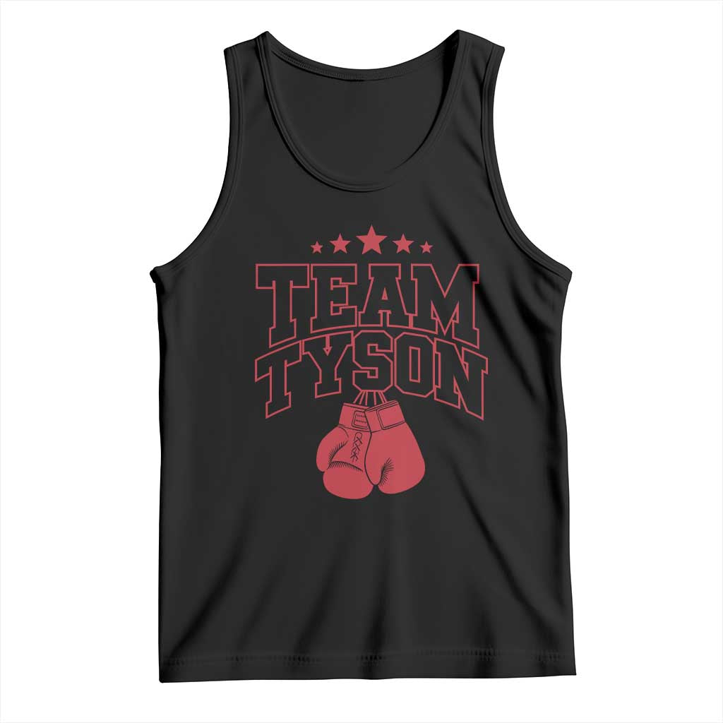 Team Tyson Tank Top Family Personalized Name Retro Red