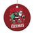 Funny Santa Rizz Xmas Christmas Ornament Retro Skibidi Rizzmas Claus Skating Board Xmas - Wonder Print Shop