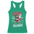 Funny Santa Rizz Christmas Racerback Tank Top Retro Skibidi Rizzmas Claus Skating Board Xmas