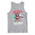 Funny Santa Rizz Christmas Tank Top Retro Skibidi Rizzmas Claus Skating Board Xmas