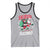 Funny Santa Rizz Christmas Tank Top Retro Skibidi Rizzmas Claus Skating Board Xmas