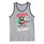 Funny Santa Rizz Christmas Tank Top Retro Skibidi Rizzmas Claus Skating Board Xmas