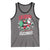 Funny Santa Rizz Christmas Tank Top Retro Skibidi Rizzmas Claus Skating Board Xmas