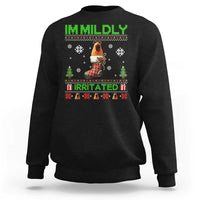Mildly Irritated Marcus the Worm Meme Sweatshirt Funny Christmas Stocking Weirdcore - Wonder Print Shop