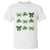 St Patricks Day Coquette Bow T Shirt Lucky Shamrock Aesthetic