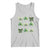 St Patricks Day Coquette Bow Tank Top Lucky Shamrock Aesthetic