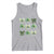 St Patricks Day Coquette Bow Tank Top Lucky Shamrock Aesthetic