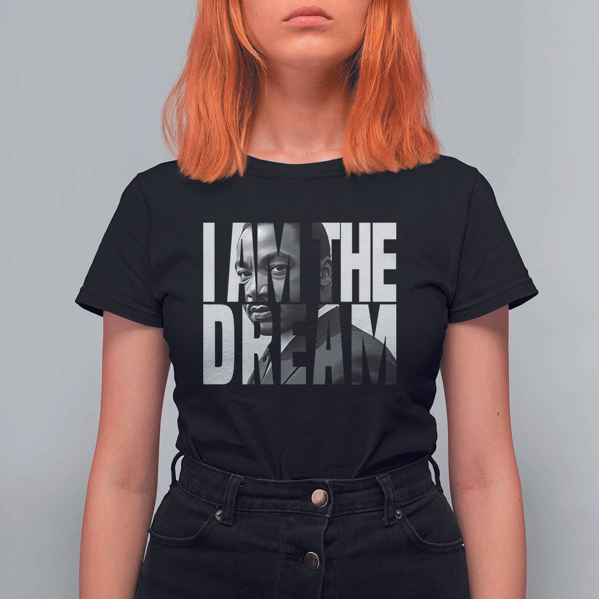 Martin Luther King MLK Day T Shirt For Women I Am The Dream Black King Power Black History Month