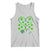 Funny Nurse St Patricks Day Tank Top Nursing Stethoscope Green Clover Shamrock