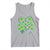 Funny Nurse St Patricks Day Tank Top Nursing Stethoscope Green Clover Shamrock