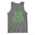 Funny Nurse St Patricks Day Tank Top Nursing Stethoscope Green Clover Shamrock