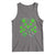 Funny Nurse St Patricks Day Tank Top Nursing Stethoscope Green Clover Shamrock