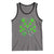 Funny Nurse St Patricks Day Tank Top Nursing Stethoscope Green Clover Shamrock