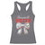 Baseball Sister Racerback Tank Top Soft Ball Game Day Dripping Ice Cream Coquette Bow