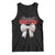 Baseball Sister Tank Top Soft Ball Game Day Dripping Ice Cream Coquette Bow