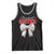 Baseball Sister Tank Top Soft Ball Game Day Dripping Ice Cream Coquette Bow