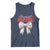 Baseball Sister Tank Top Soft Ball Game Day Dripping Ice Cream Coquette Bow