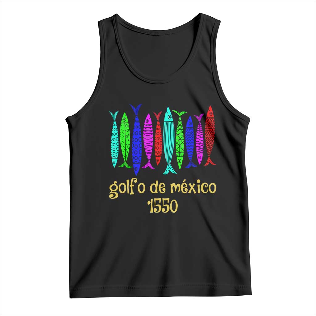 Gulf of Mexico Tank Top Golfo de México 1550 Retro Tuna