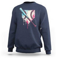 Baseball Home Plate Drip With Sprinkles Sweatshirt