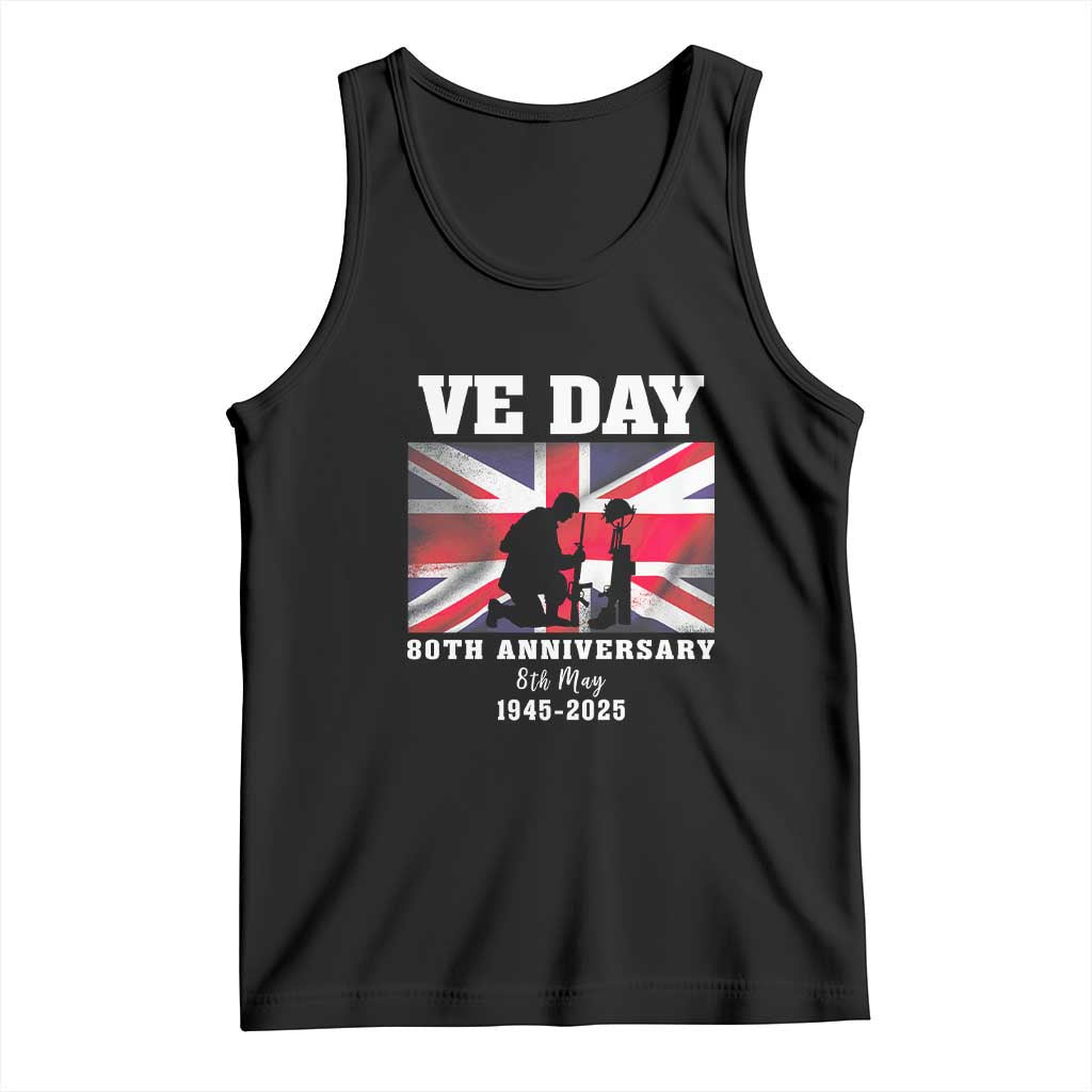 VE Day 80th Anniversary Tank Top Victory in Europe Union Flag WWII Remembrance