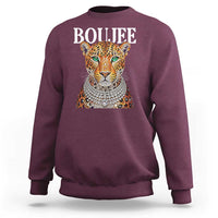 Boujee Gemstone Leopard Glamorous Wild Cat Graphic Sweatshirt