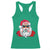 Funny Santa Rizz Christmas Racerback Tank Top Merry Rizzmas Sigmas Xmas Gen Alpha Middle School