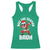 Funny Dabbing Santa Rizz Christmas Racerback Tank Top Rizz The Season Bruh Xmas Lights