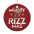 Funny Santa Rizz Xmas Christmas Ornament Merry Rizz Mas Cool - Wonder Print Shop