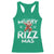 Funny Santa Rizz Christmas Racerback Tank Top Merry Rizz Mas Cool